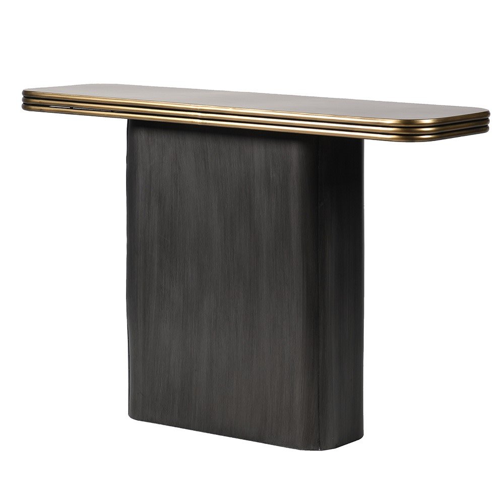 Gold Top Metal Console