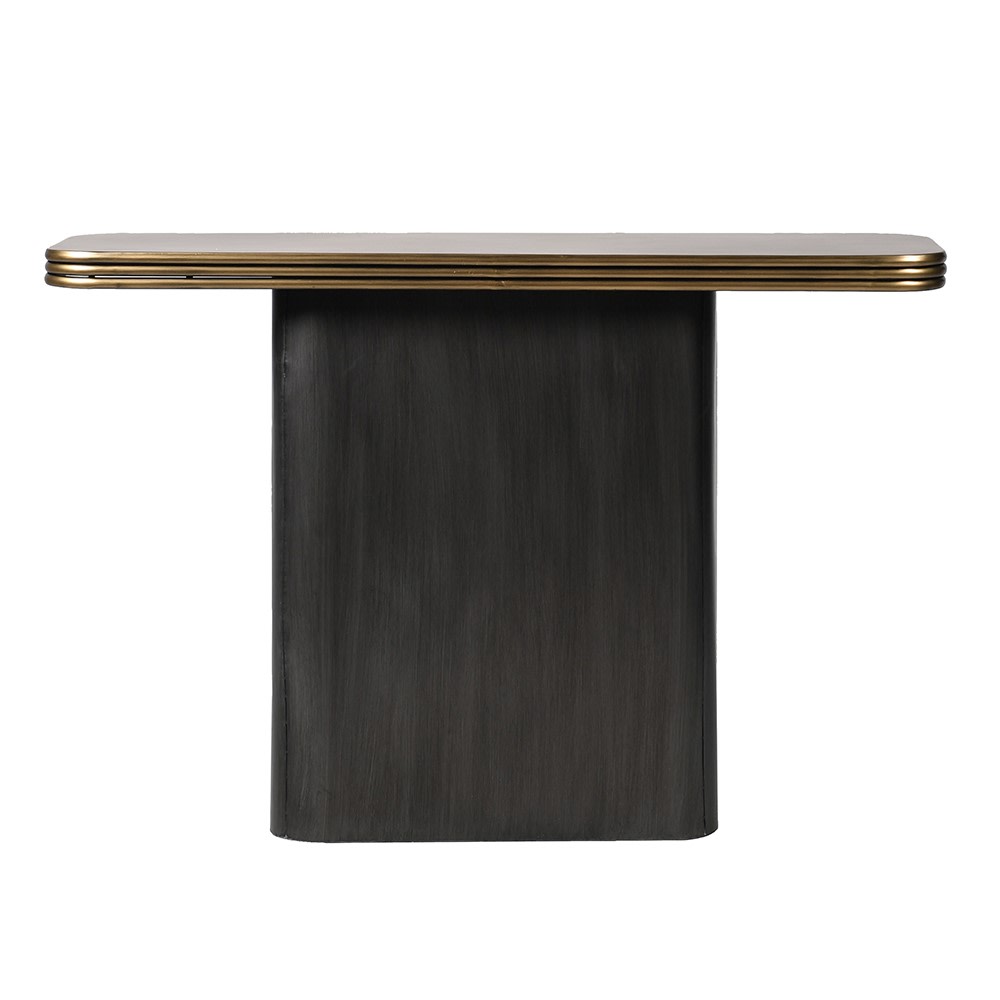 Gold Top Metal Console - LUXONAS