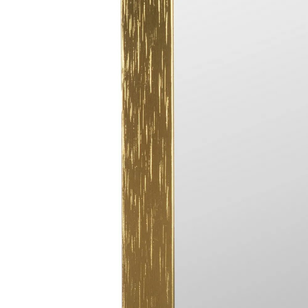 Golden Aluminium Mirror - LUXONAS