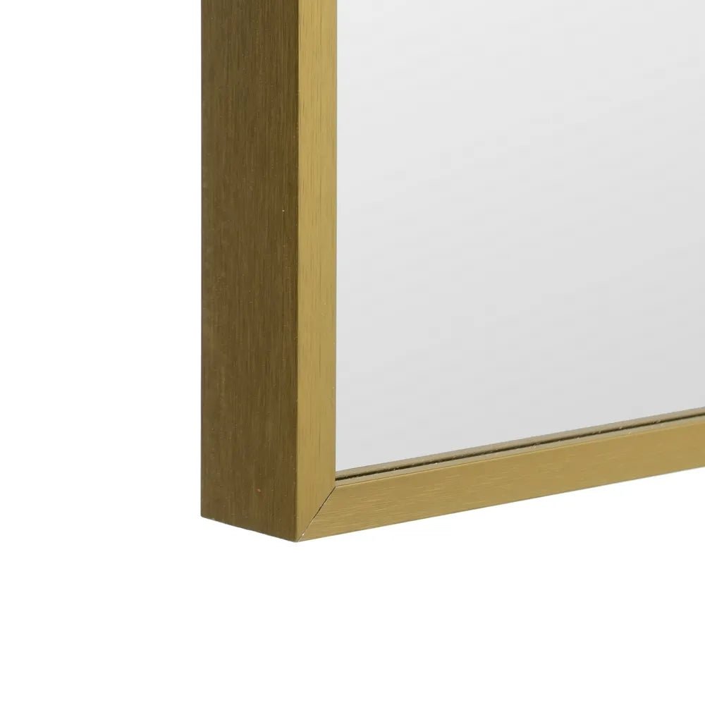 Golden Aluminium Mirror - LUXONAS