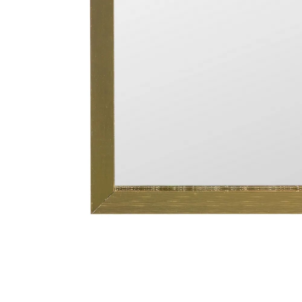 Golden Aluminium Mirror - LUXONAS