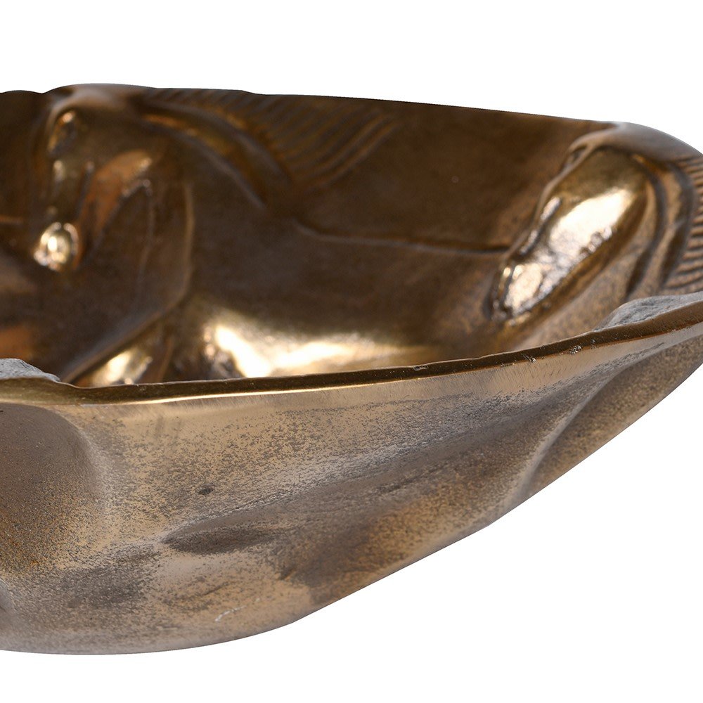 Golden Brass Horse Bowl - LUXONAS