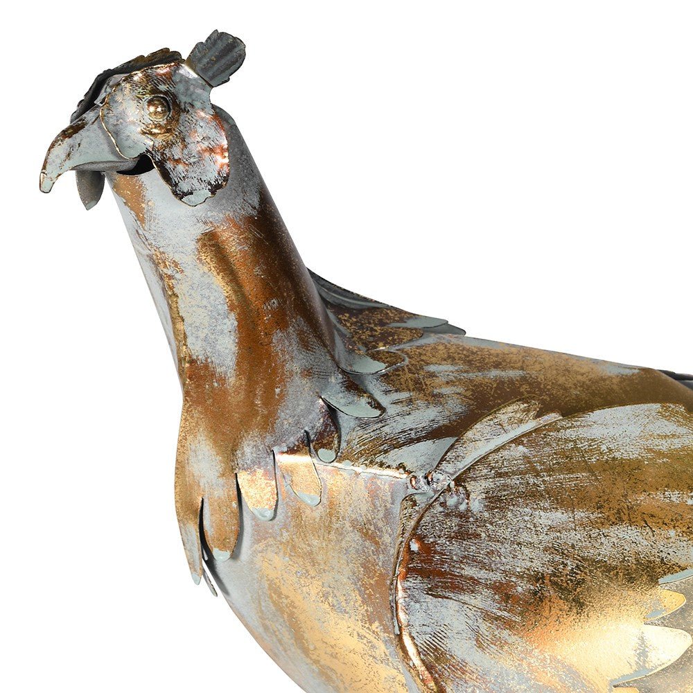 Golden Pheasant Metal Figurine - LUXONAS