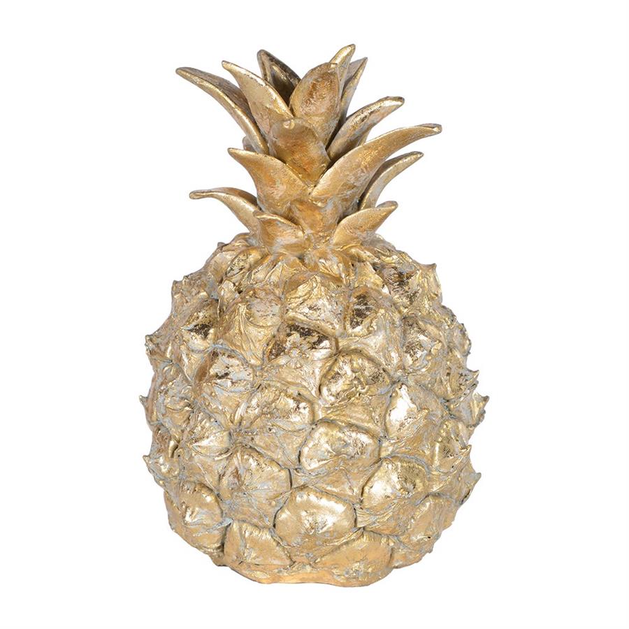 Golden Small Pineapple Decorative Accent