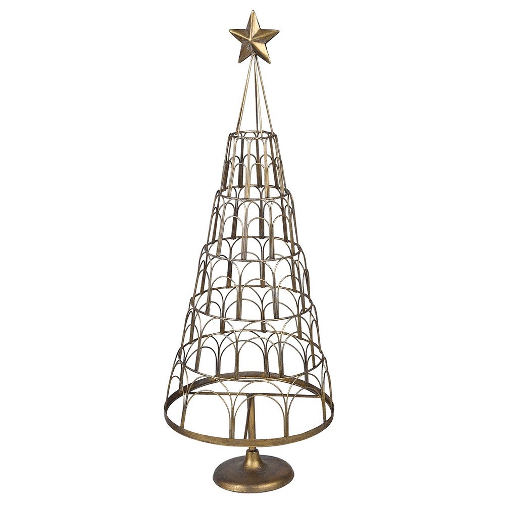 Golden Standing Tree - Elegant Home Décor