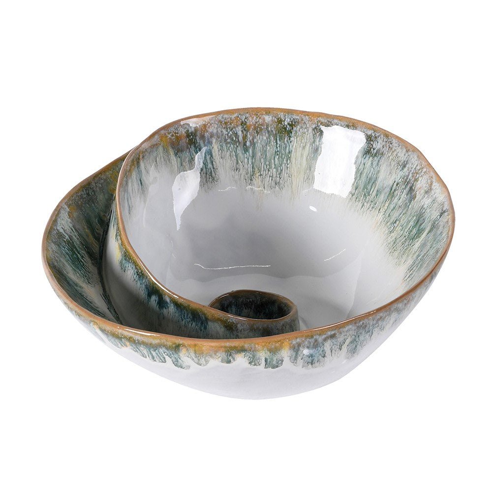 Green Ombre Shell Effect Bowl - LUXONAS
