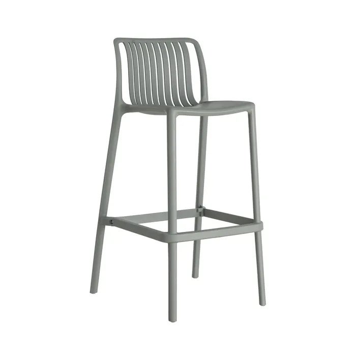Green Polypropylene Outdoor Stool