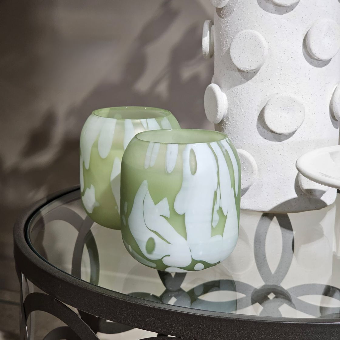 Green & White Tuberose Candle - LUXONAS