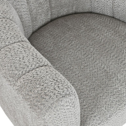 Grey Polyester Armchair - Stylish Comfort for Urban Spaces - LUXONAS