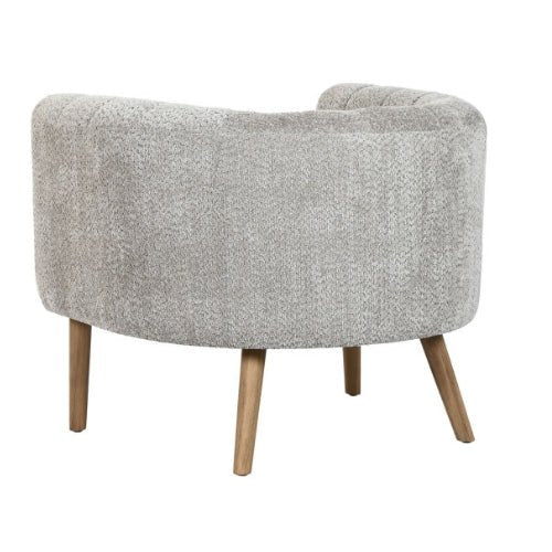 Grey Polyester Armchair - Stylish Comfort for Urban Spaces - LUXONAS