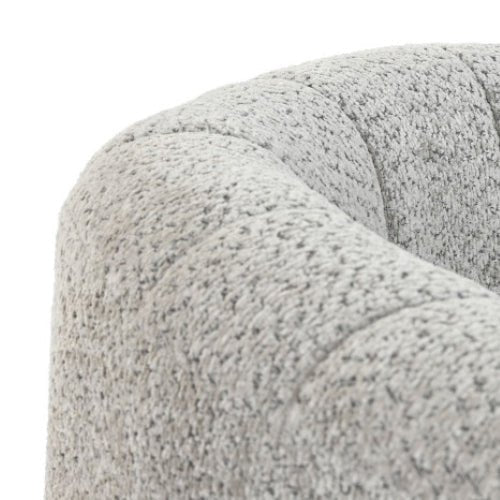 Grey Polyester Armchair - Stylish Comfort for Urban Spaces - LUXONAS