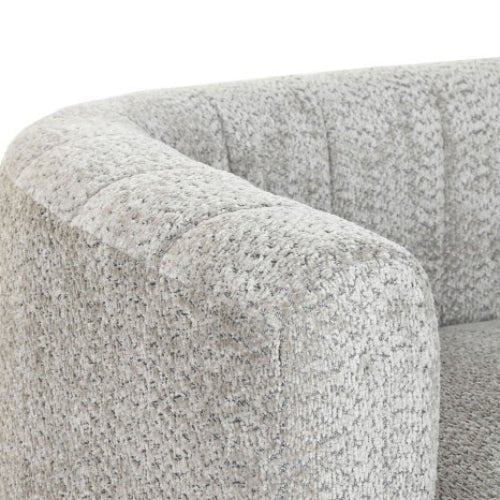 Grey Polyester Sofa – Modern Urban Comfort - LUXONAS