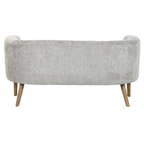 Grey Polyester Sofa – Modern Urban Comfort - LUXONAS
