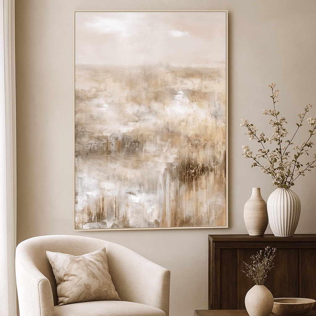 Hand Painted Abstract Randy Wall Art - LUXONAS