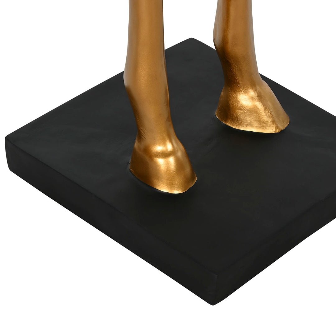Horse Body Gold Floor Lamp - LUXONAS
