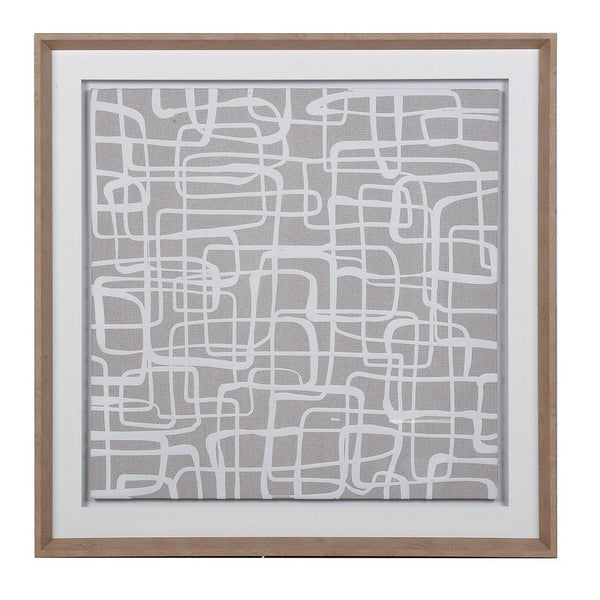 Labyrinth Wall Art - Unique Canvas and Wood Decor