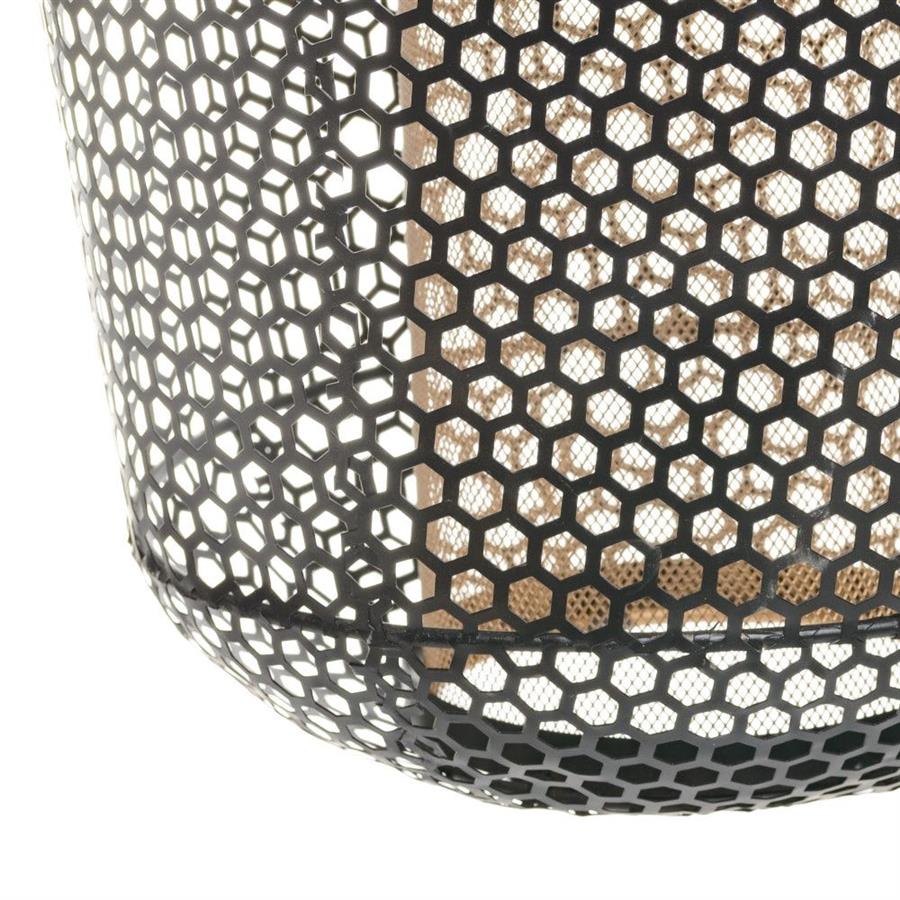 Large Black Hive Mesh Pendant Light - LUXONAS