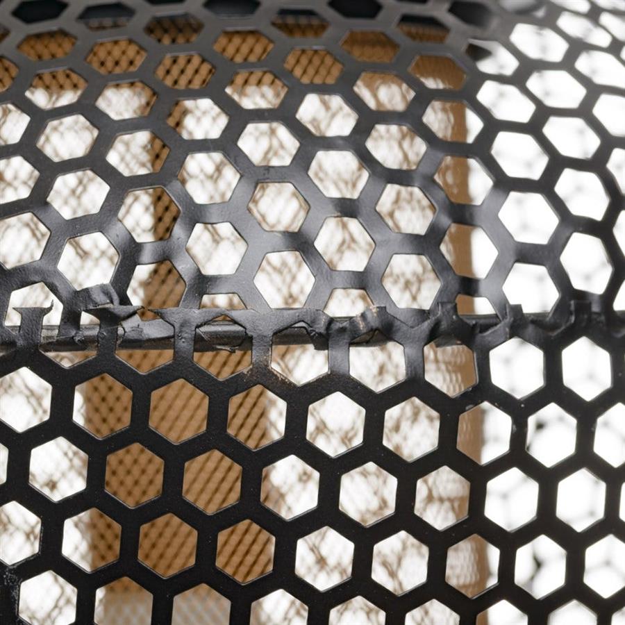 Large Black Hive Mesh Pendant Light - LUXONAS