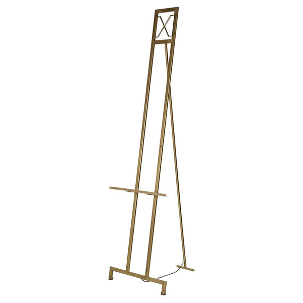 Large Gold Metal Easel - Elegant Display Stand