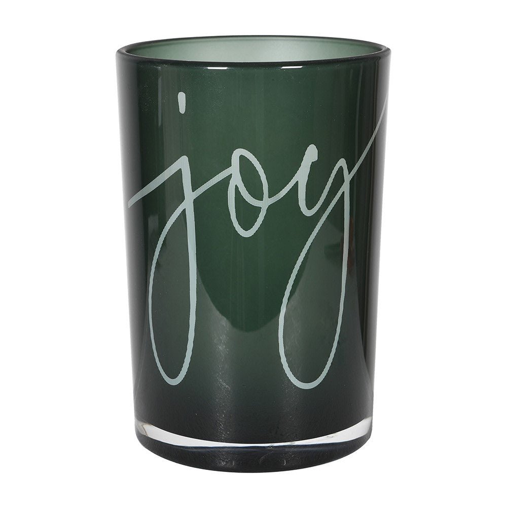 Large Joy Candleholder - Elegant Home Decor