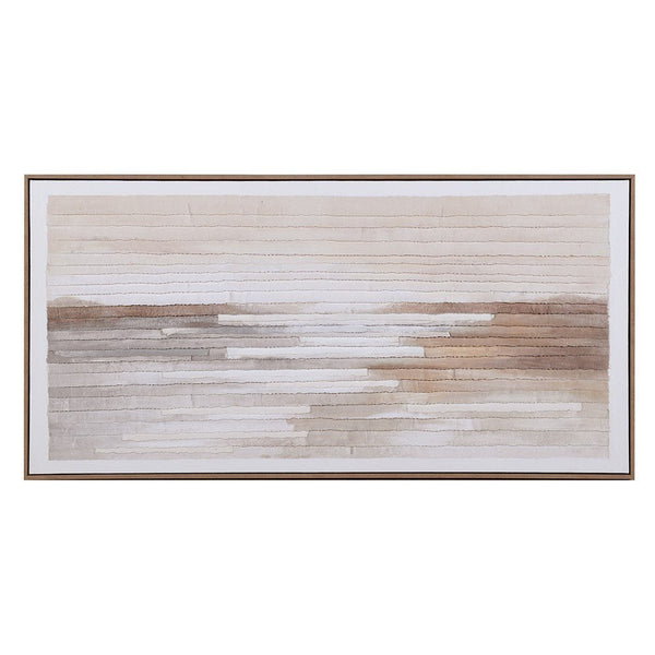 Lined Horizon Wall Art - Elegant Canvas Decor