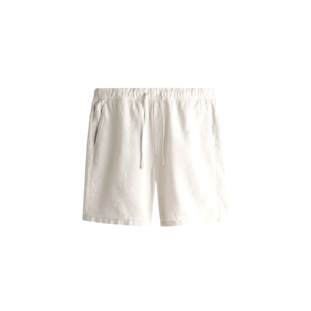 Linen Shorts - Men's Casual Bermuda Shorts Outfit | Summer Linen