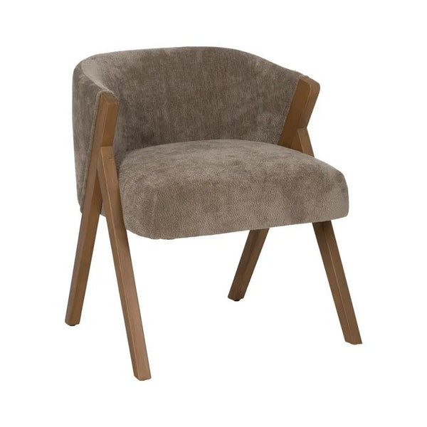 Luma Taupe Armchair - Stylish Comfort for Any Space