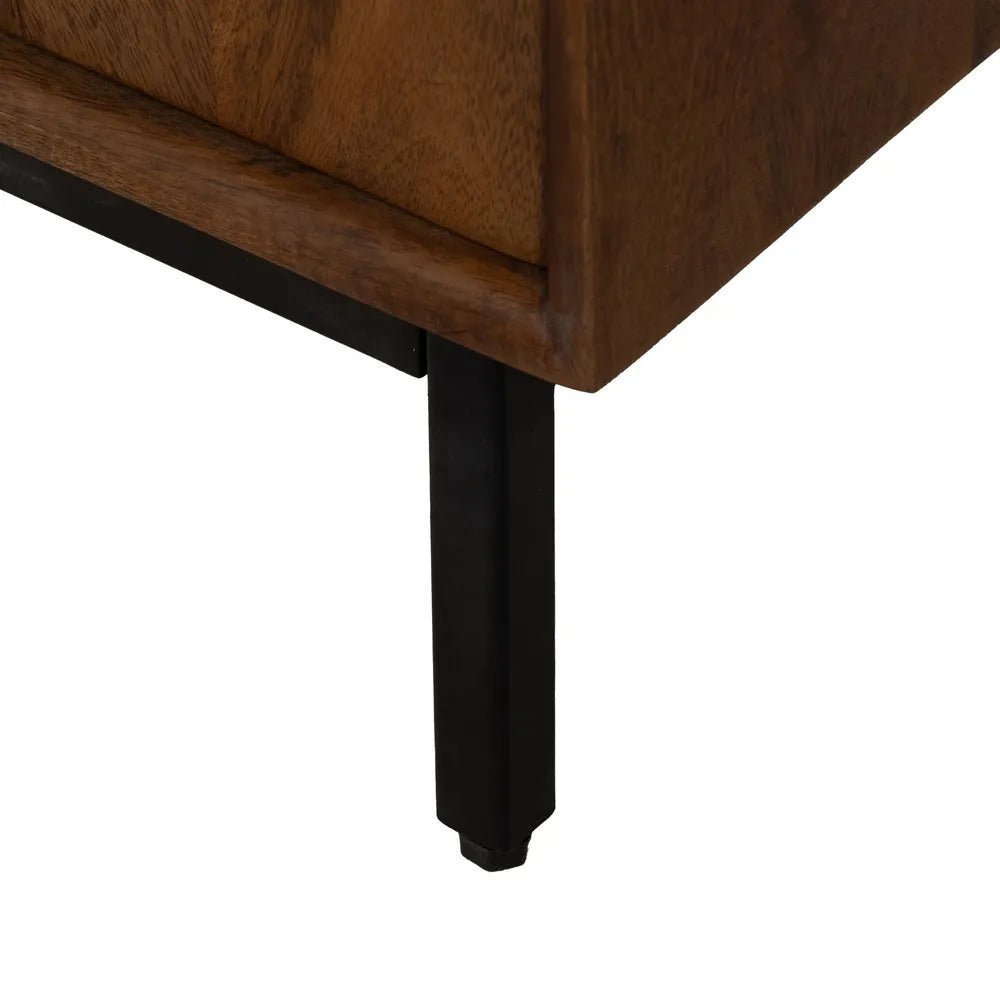 Mango Bedside Svelte - Elegant Mango Wood Nightstand - LUXONAS