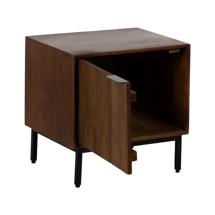 Mango Bedside Svelte - Elegant Mango Wood Nightstand - LUXONAS