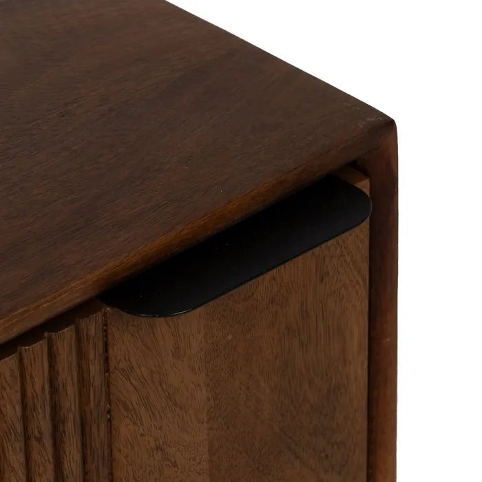 Mango Bedside Svelte - Elegant Mango Wood Nightstand - LUXONAS