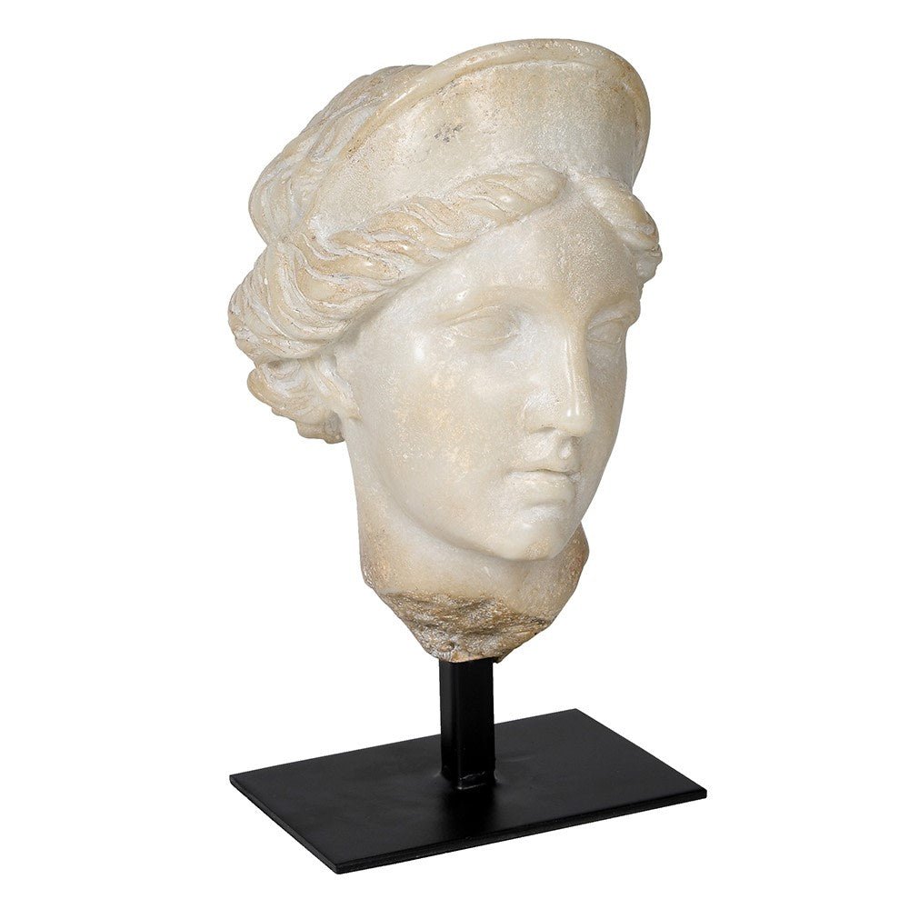 Marble Cream Aphrodite Bust Sculpture - LUXONAS