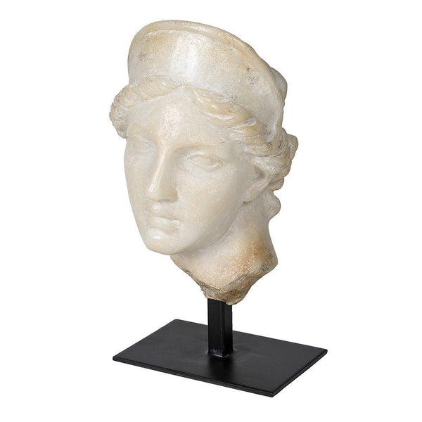 Marble Cream Aphrodite Bust Sculpture