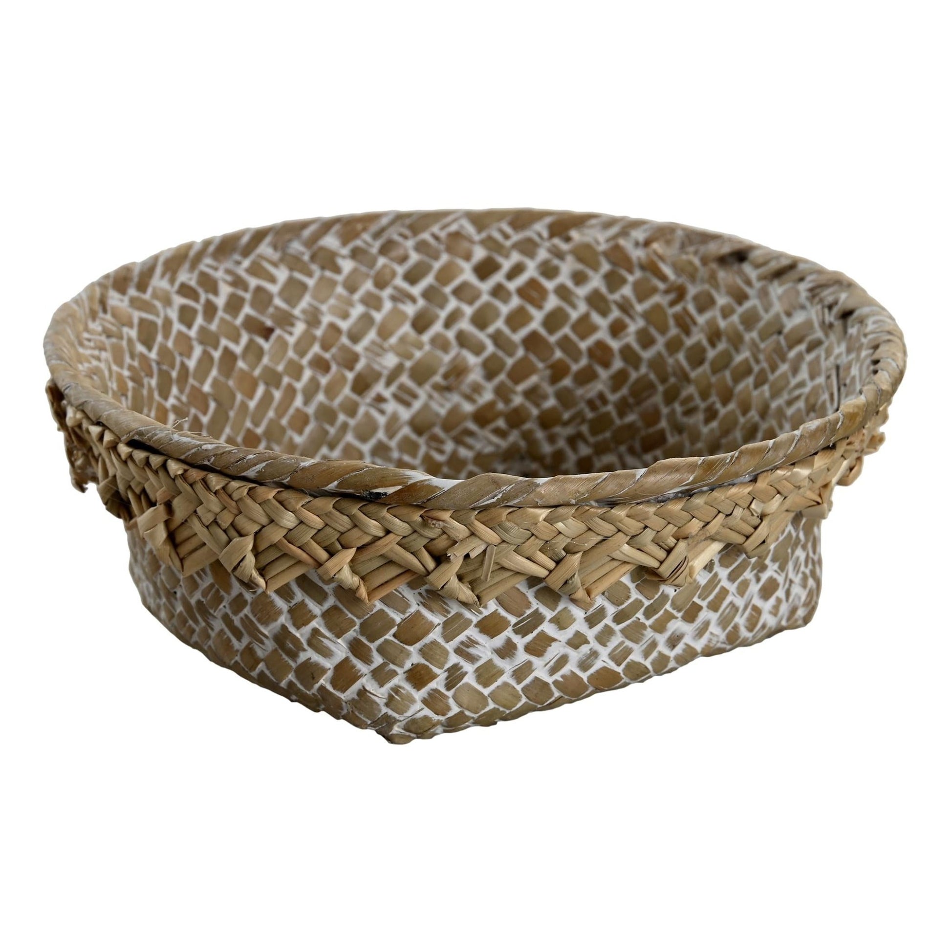 Natural Decap Round Basket 14cm - LUXONAS