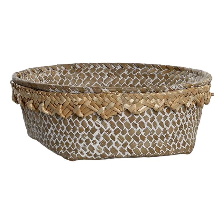 Natural Decap Round Basket 14cm