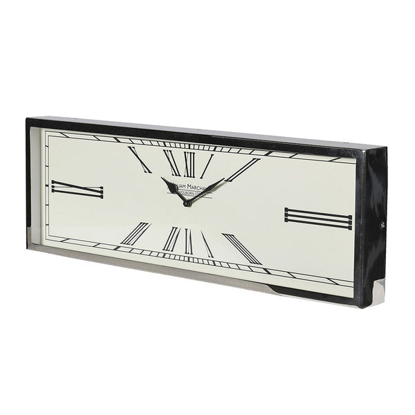 Nickle Roman Numeral Clock - Stylish Timepiece for Any Space