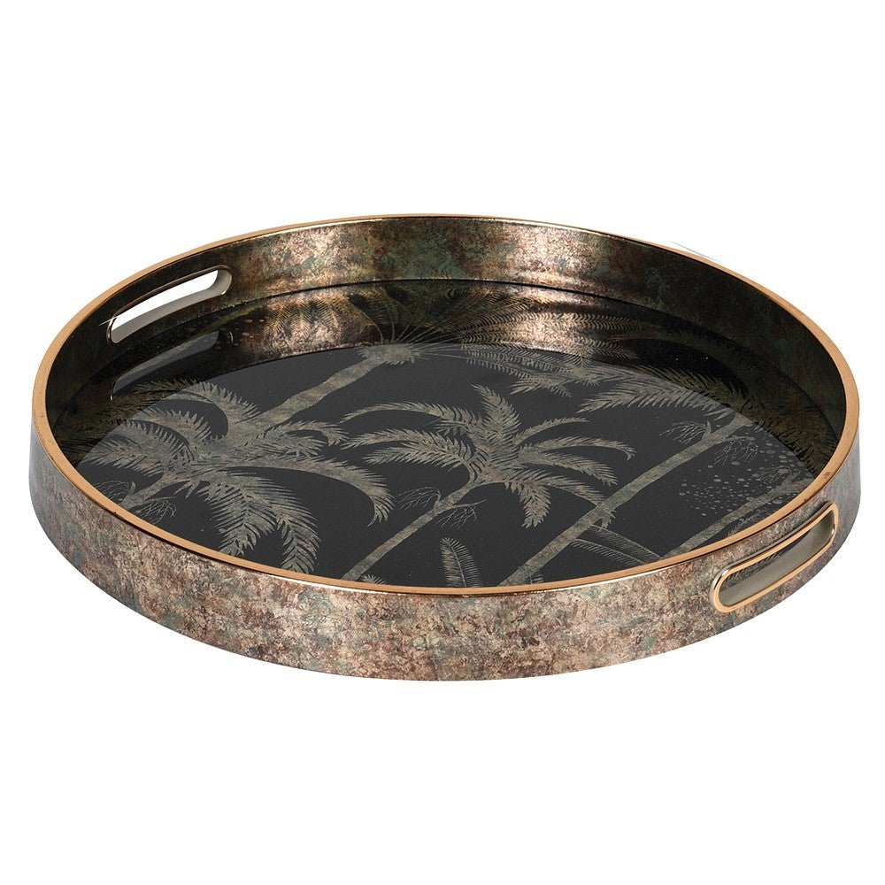 Palm Tree Pattern Tray - Stylish Decorative Tray for Home Decor