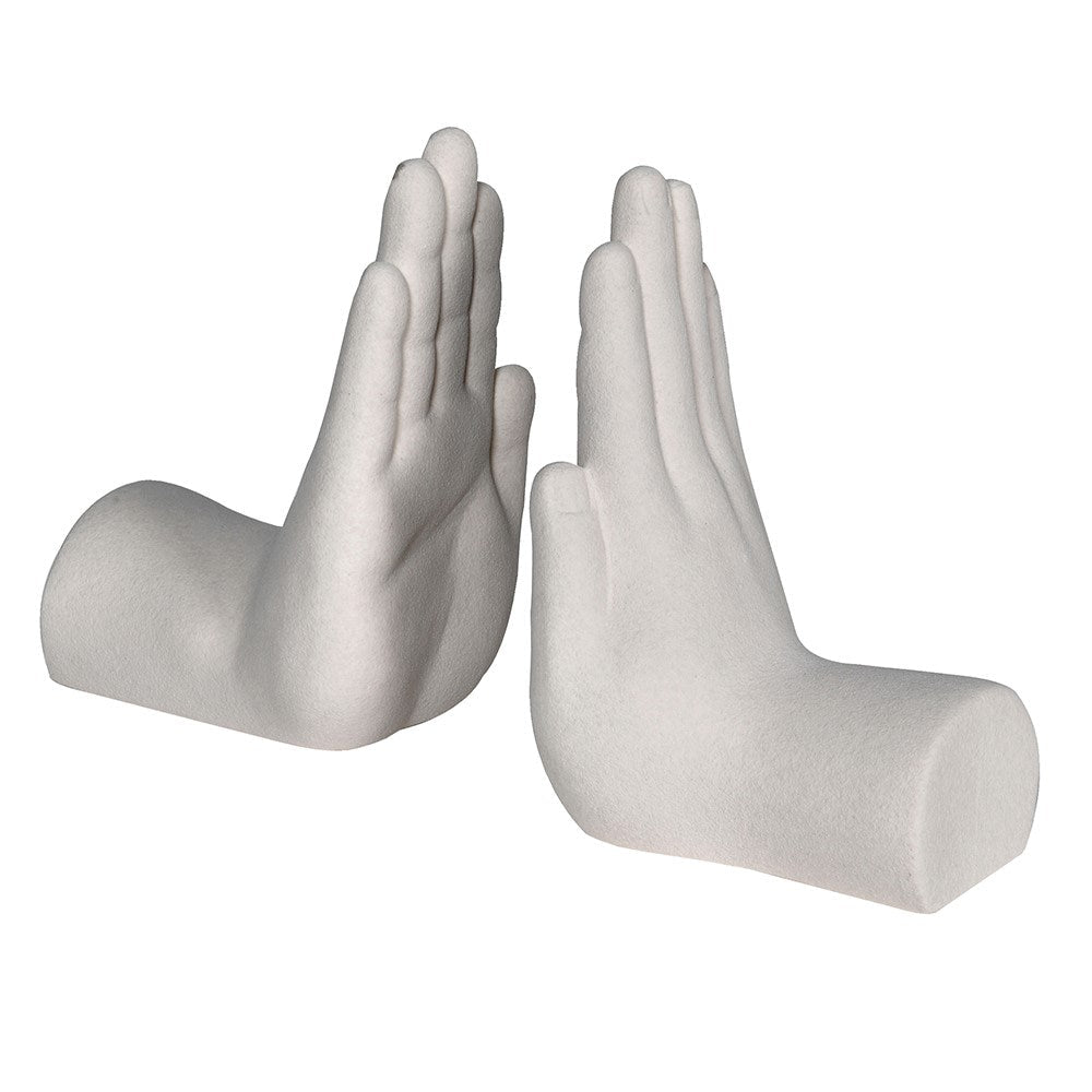 Porcelain Hands Bookends