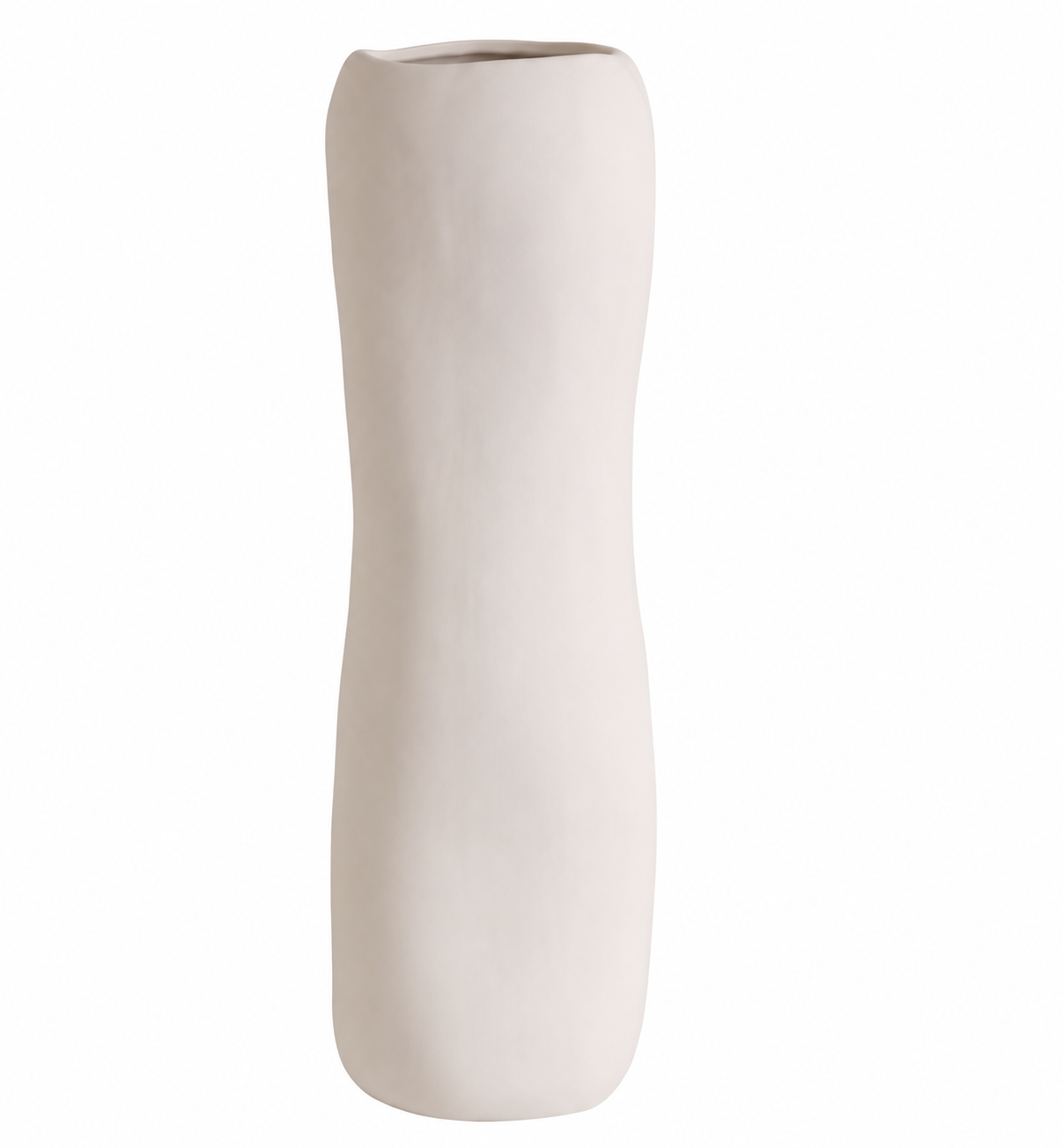 Organic Stoneware Beige Vase