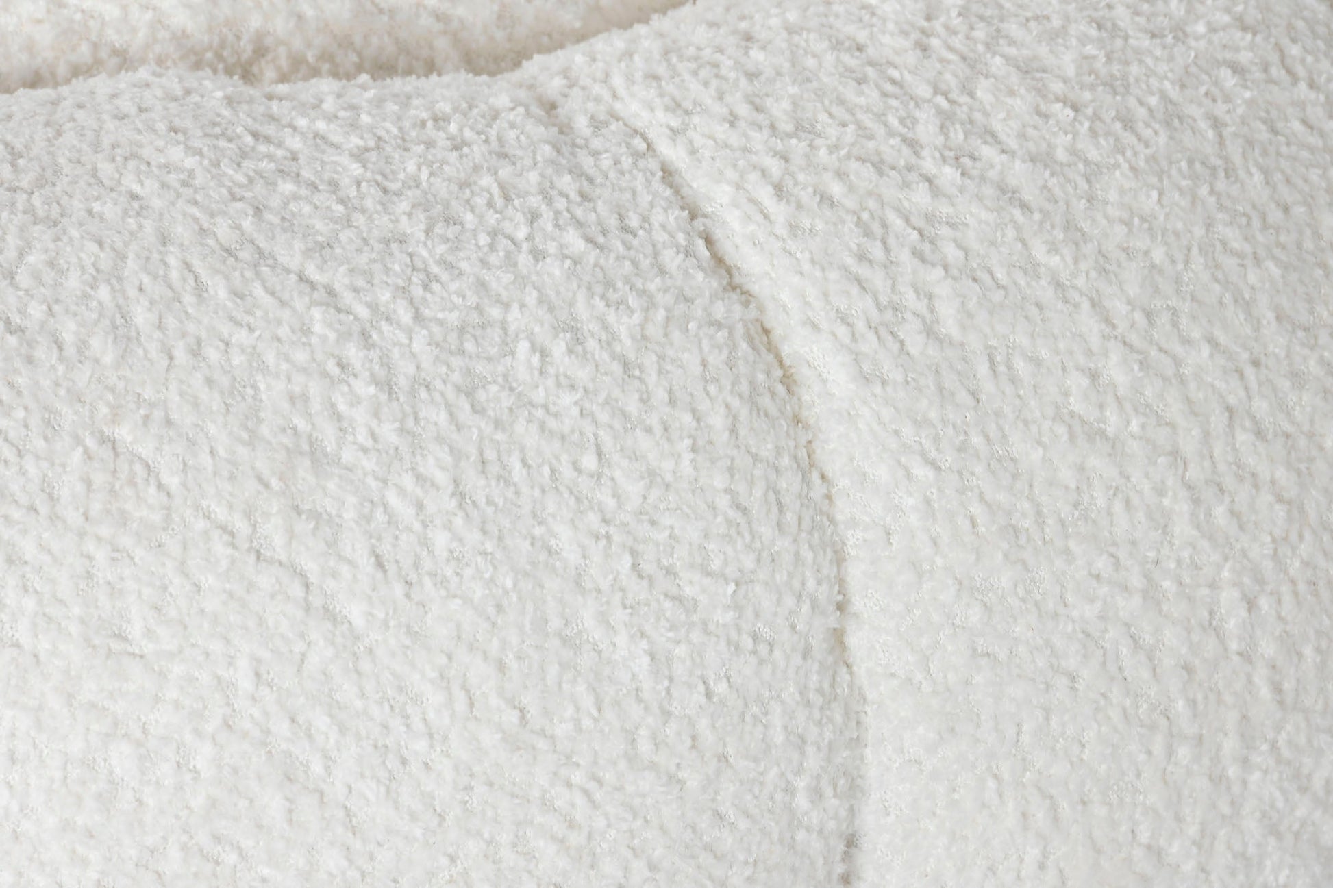 Round Boucle Puff - Stylish Comfort for Any Space - LUXONAS