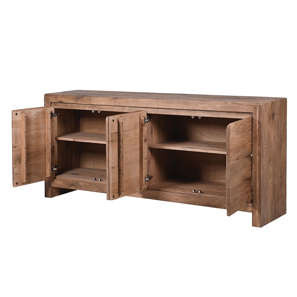 Rustic Oak Large Sideboard - Stylish Storage Solution - LUXONAS