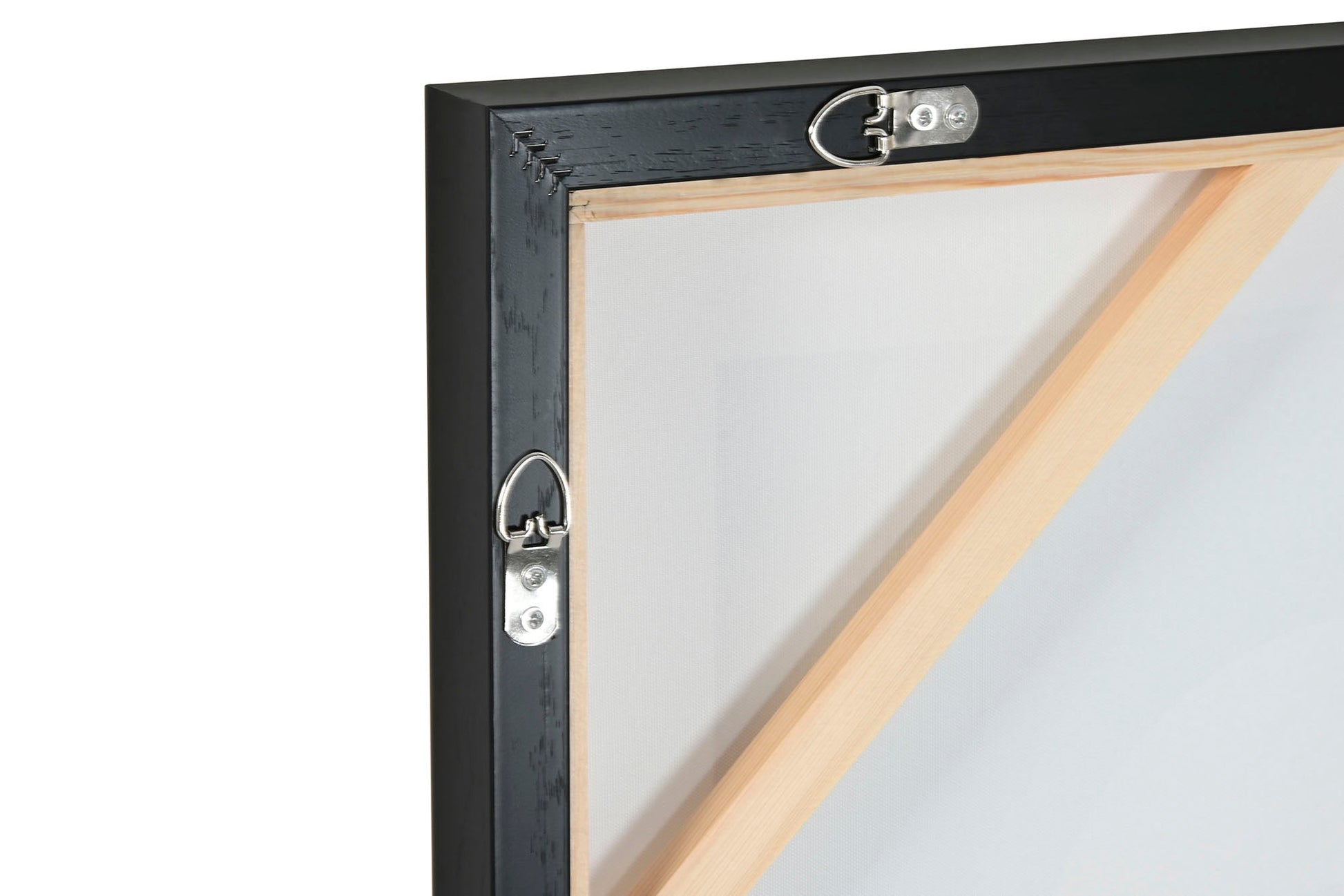 S/2 Hand Painted Black Frame Wall Art - LUXONAS