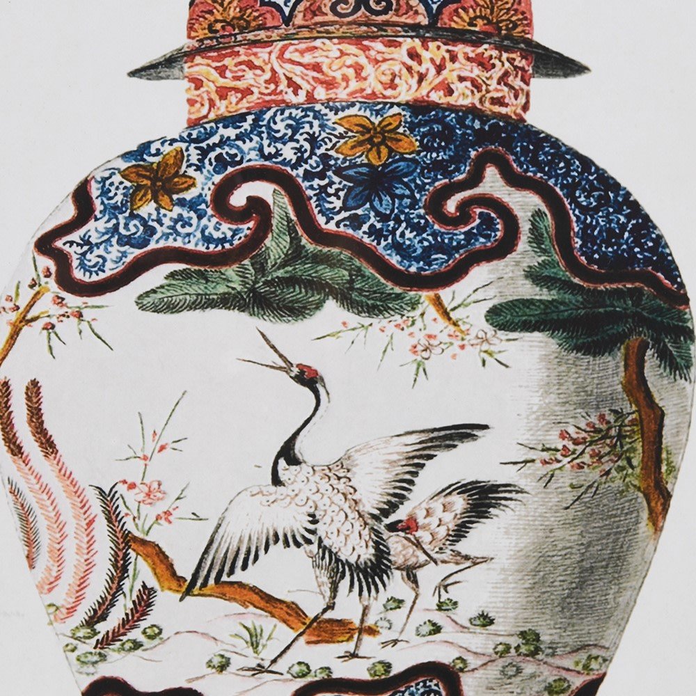 S/2 Imari Vase Prints - Elegant Framed Art - LUXONAS