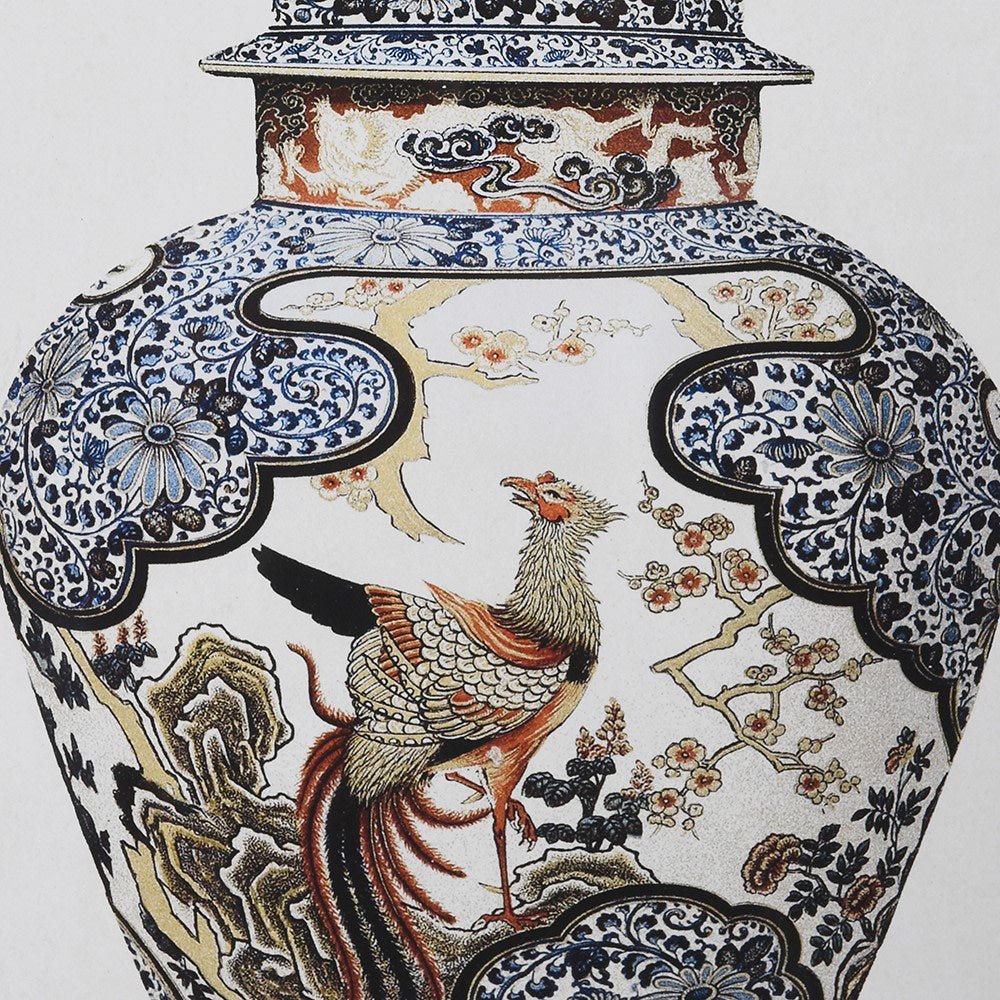 S/2 Imari Vase Prints - Elegant Framed Art - LUXONAS