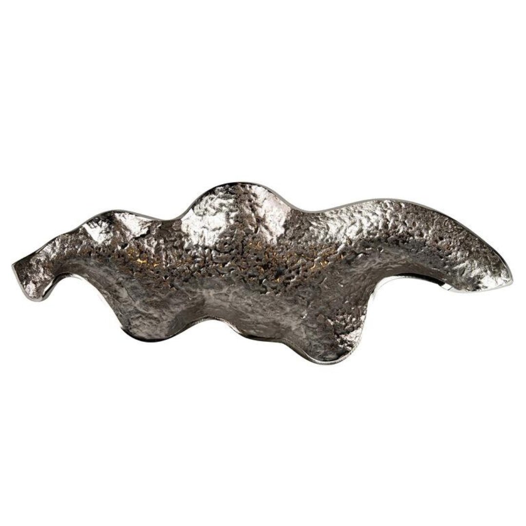 Silver Aluminium Abstract Centre Piece - LUXONAS