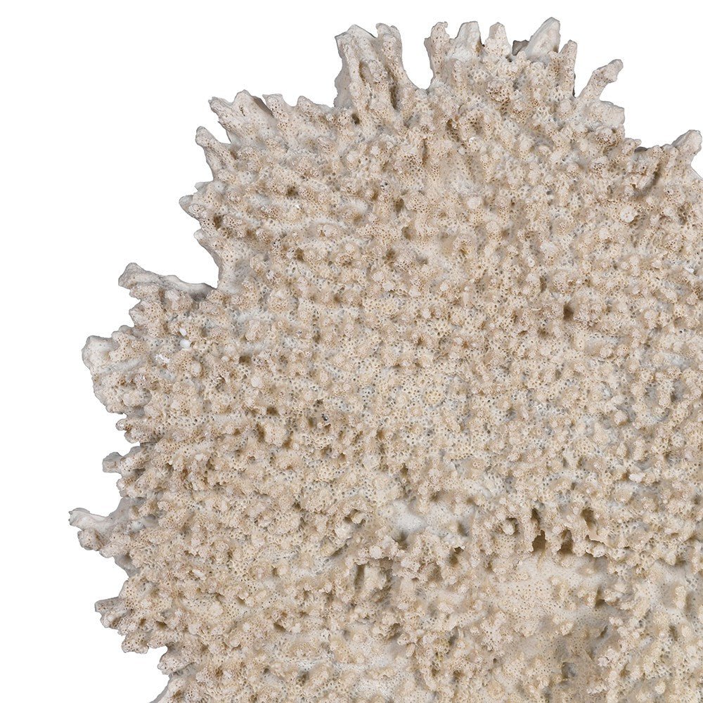 Small Faux Coral on Gold Metal Stand - LUXONAS