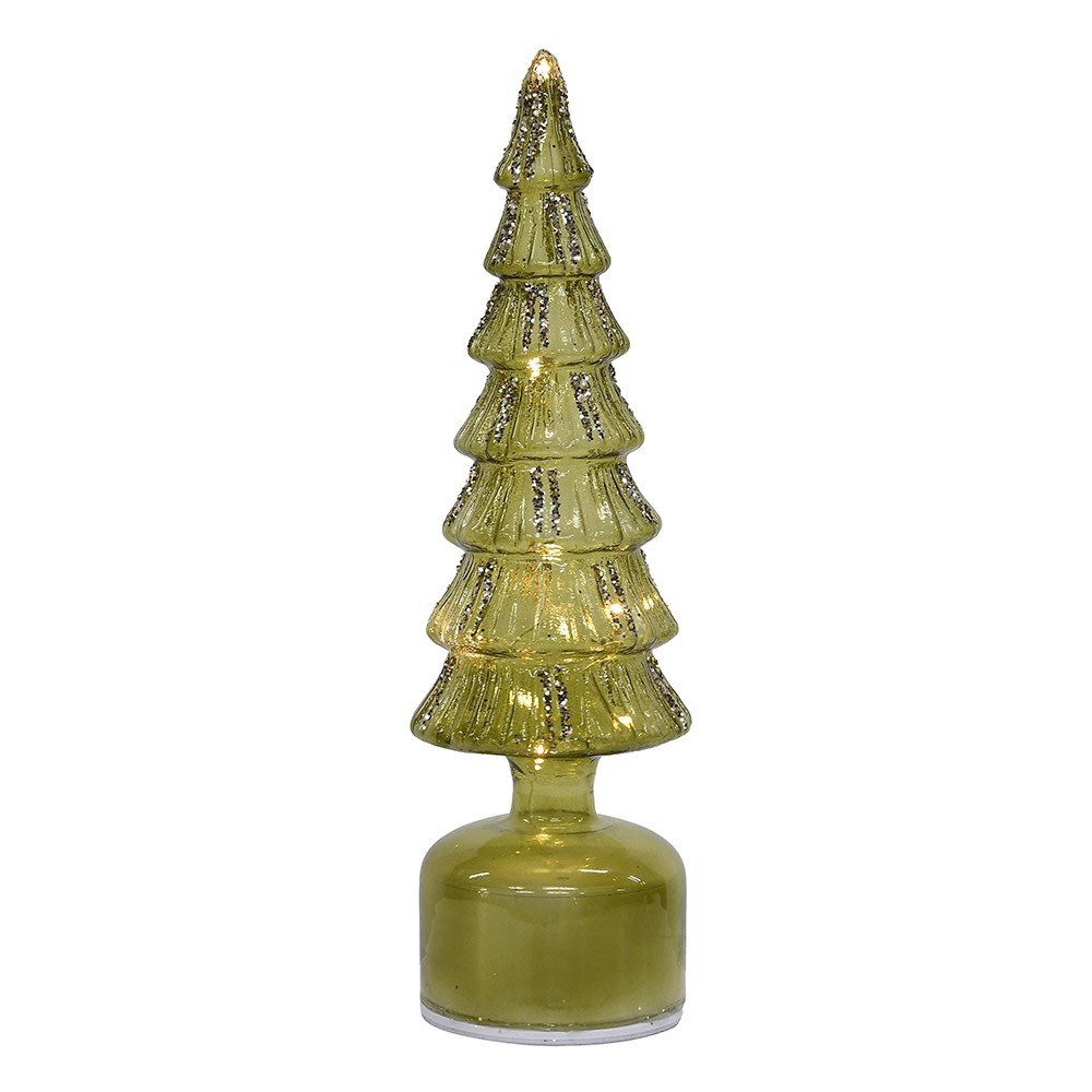 Small Lit Rotating Sage Tree - LUXONAS