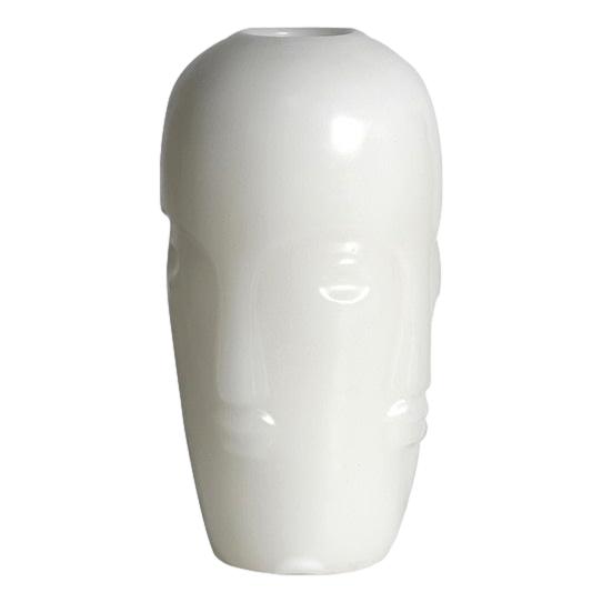 Small White Head Candle - LUXONAS