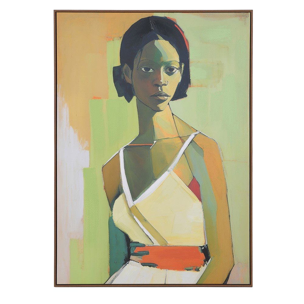 Sombre Gaze Framed Picture