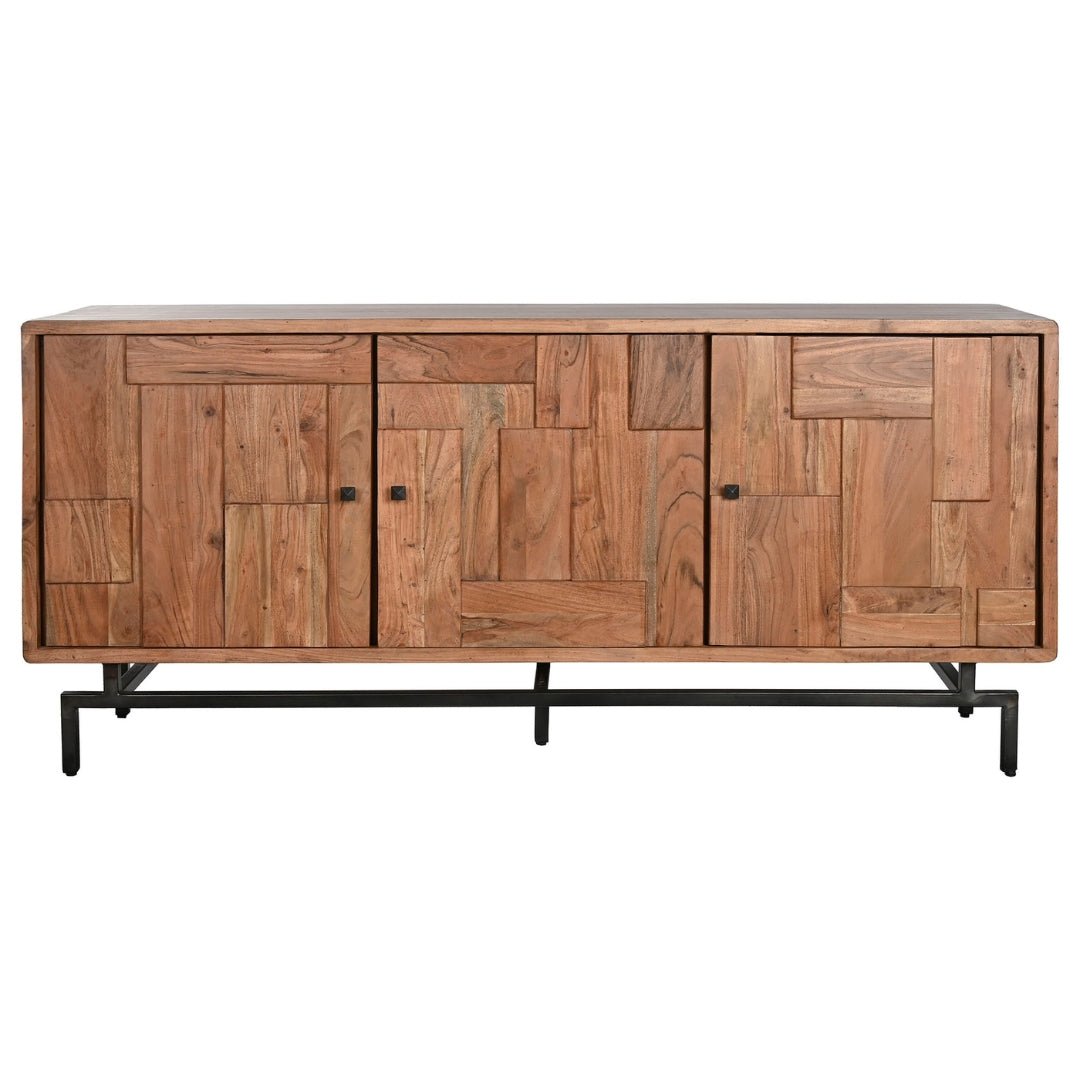 Squares Acacia Sideboard - LUXONAS