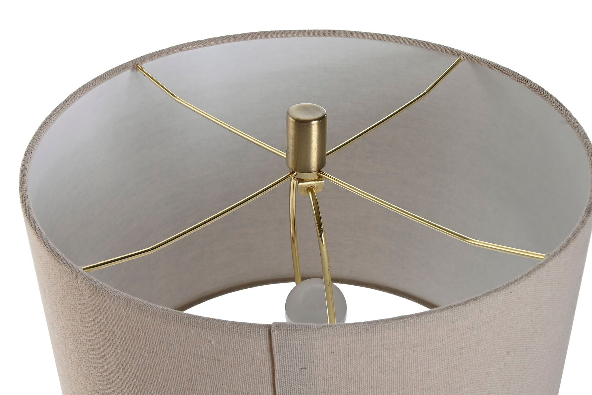 Tall Travertine Base Table Lamp - LUXONAS